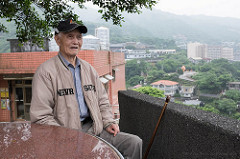 Mr Kang in Jinguashi, Taiwan
